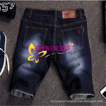 new design large stock boy's short demin shorts for children